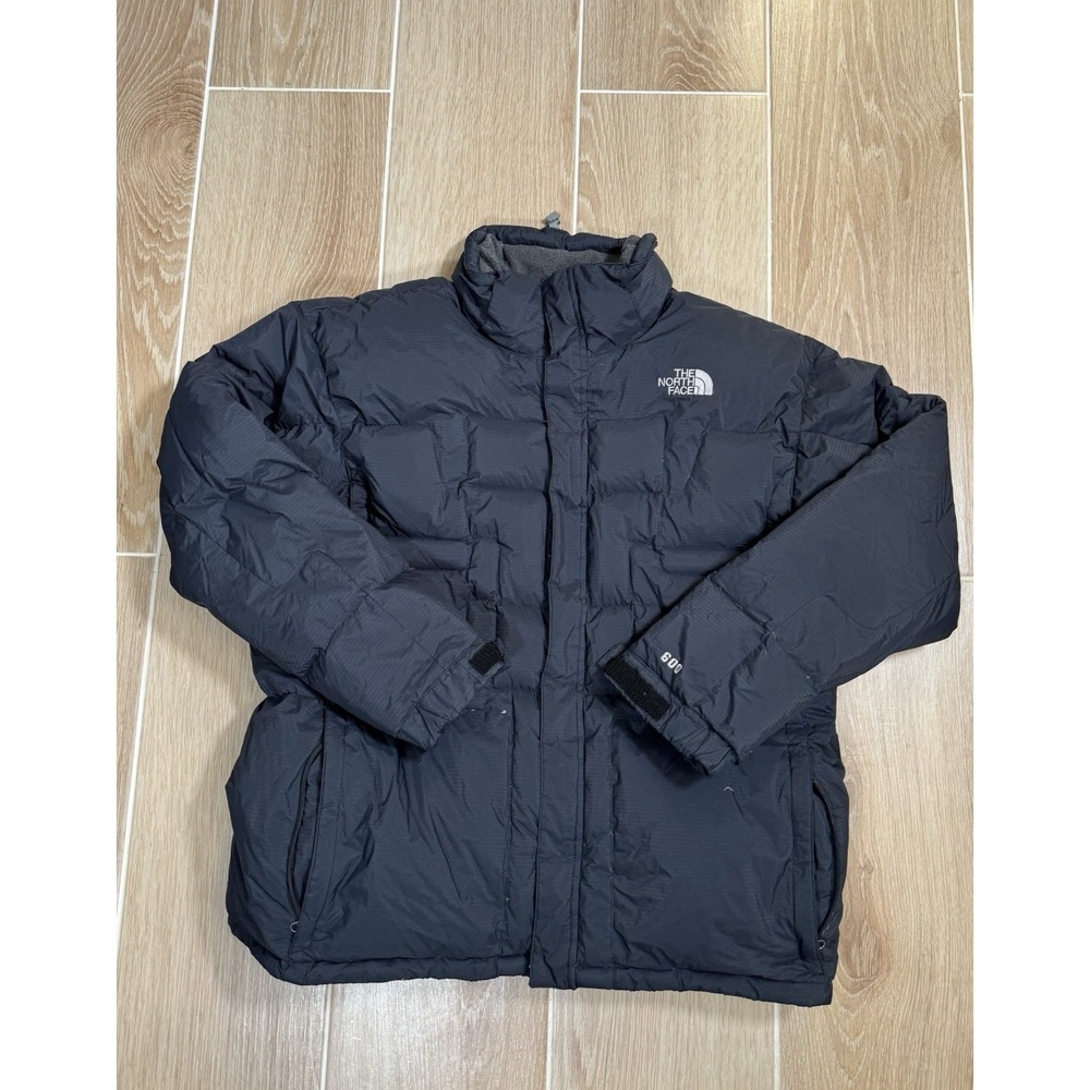 The North Face 600 Fill Down‎ Puffer Jacket Mens XL Black Ripstop Vintage Rare